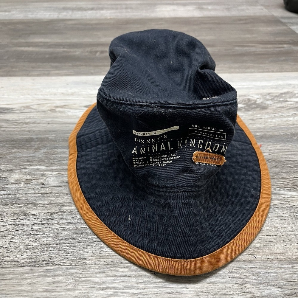 Walt Disney World Animal Kingdom‎ Bucket Hat Blue Safari adult medium
